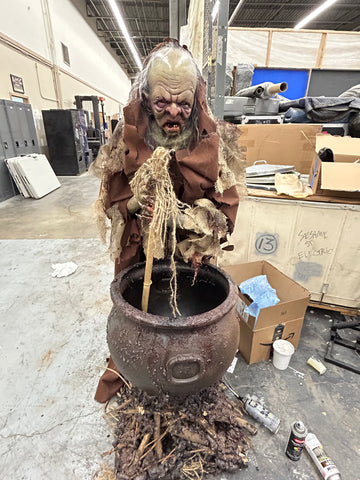 Stirring Witch Animatronic